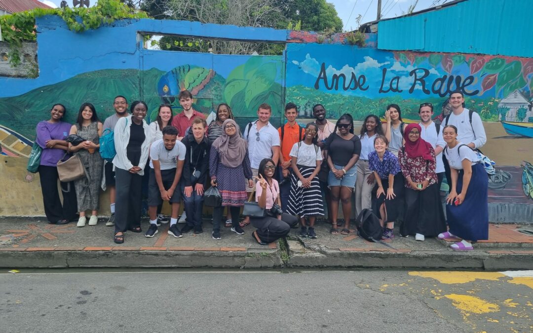 Caribbean Elective Students visit Anse La Raye